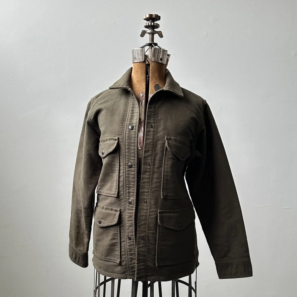 Filson Olive Utility Field Jacket Chore Coat Gorpcore Size M - Picture 1 of 11